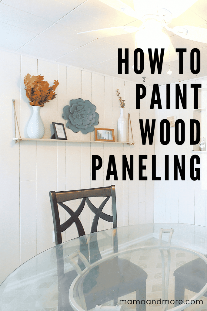 How to paint wood paneling