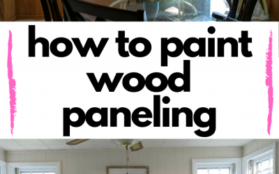 How to Paint Wood Paneling