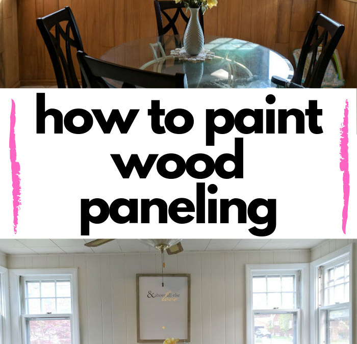 How to Paint Wood Paneling