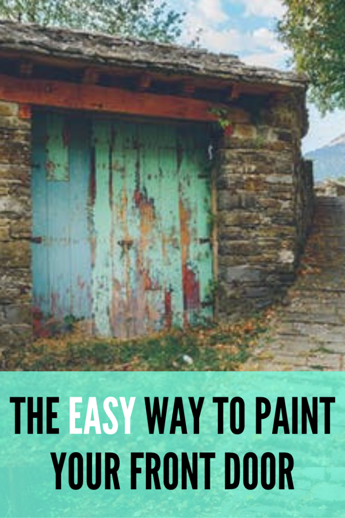 The easy way to paint your front door!