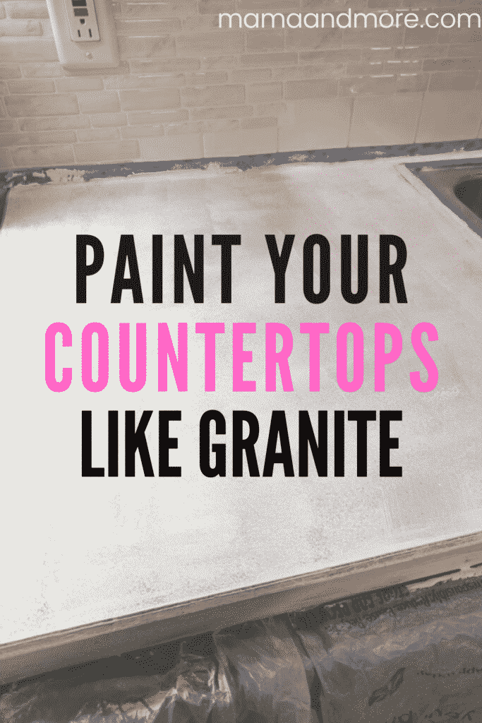 Paint laminate countertops like granite detailed tutorial