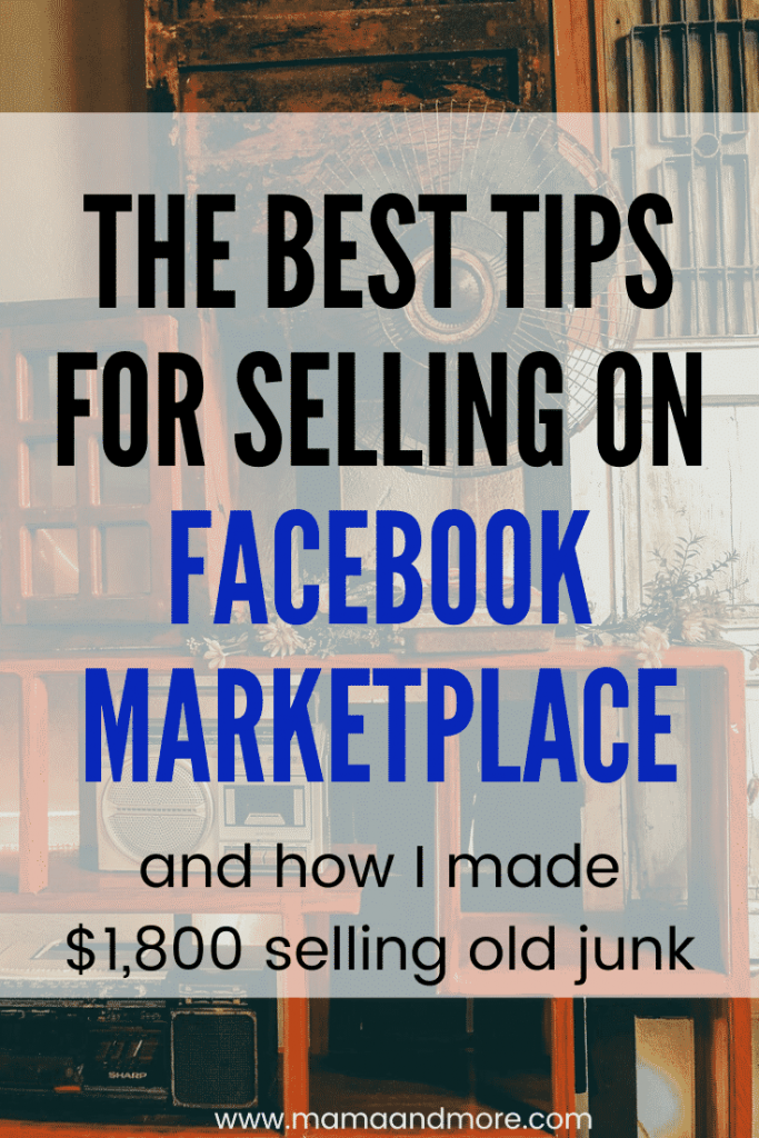 The best tips for selling on Facebook marketplace