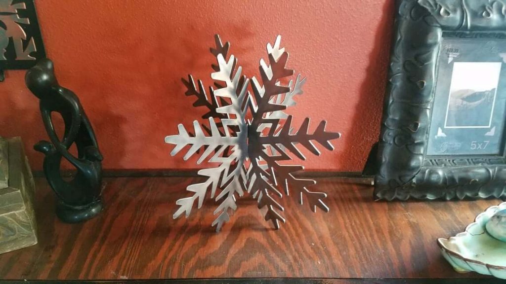 unique christmas snowflake