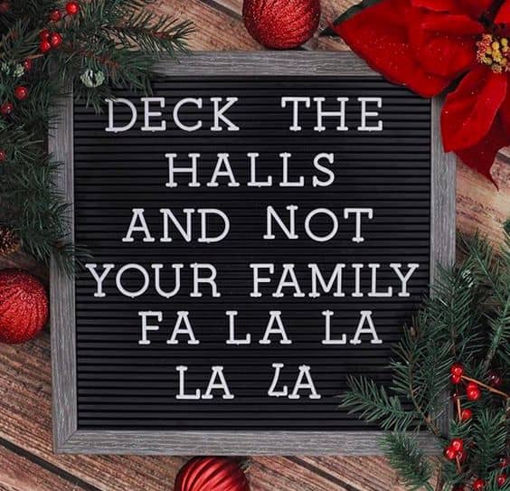 funny Christmas letterboard quotes