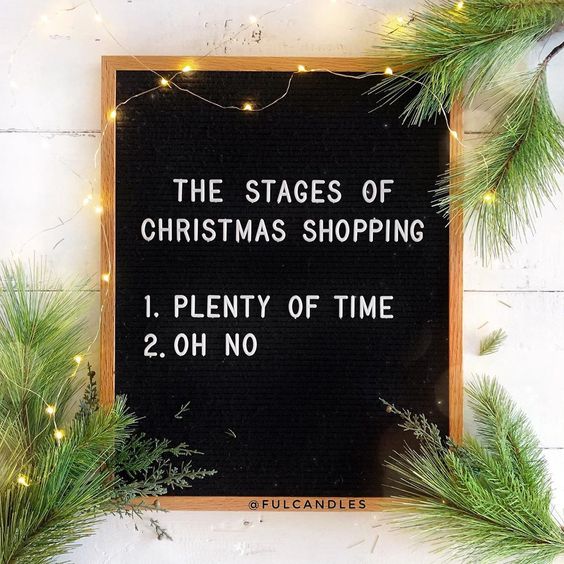 Christmas letter board ideas