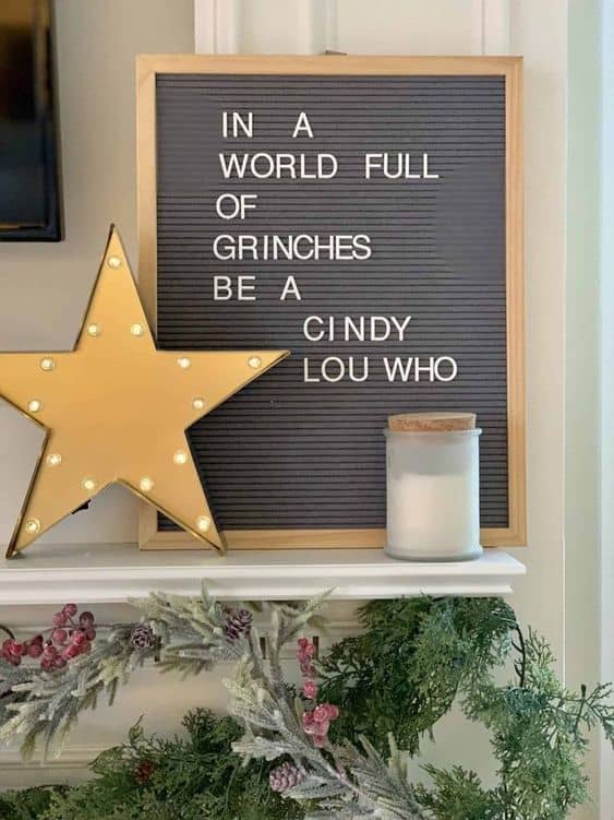 Honest Christmas sign quotes