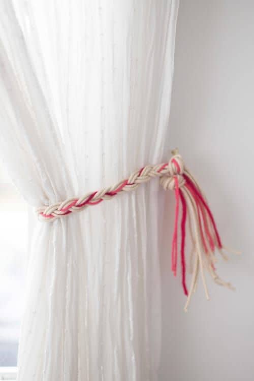 9 Pretty and Practical DIY Curtain Tie-Back Ideas